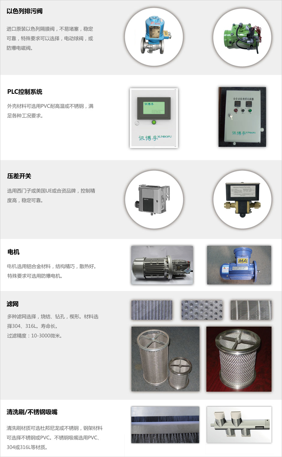全自動(dòng)反沖洗過(guò)濾器產(chǎn)品說(shuō)明